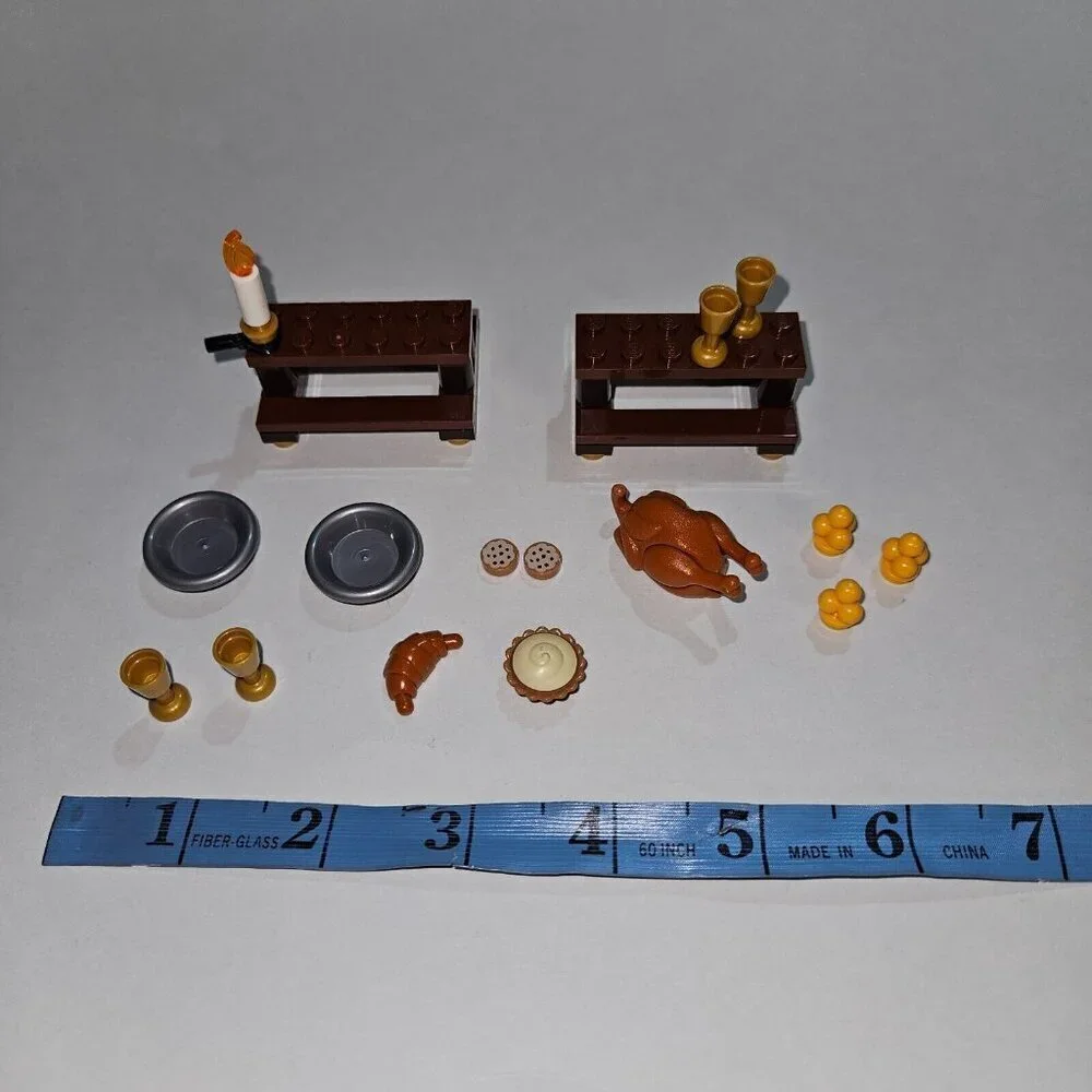 LEGO Harry Potter Advent Calendar 75964 Food Lot Turkey Dessert Tables Goblets